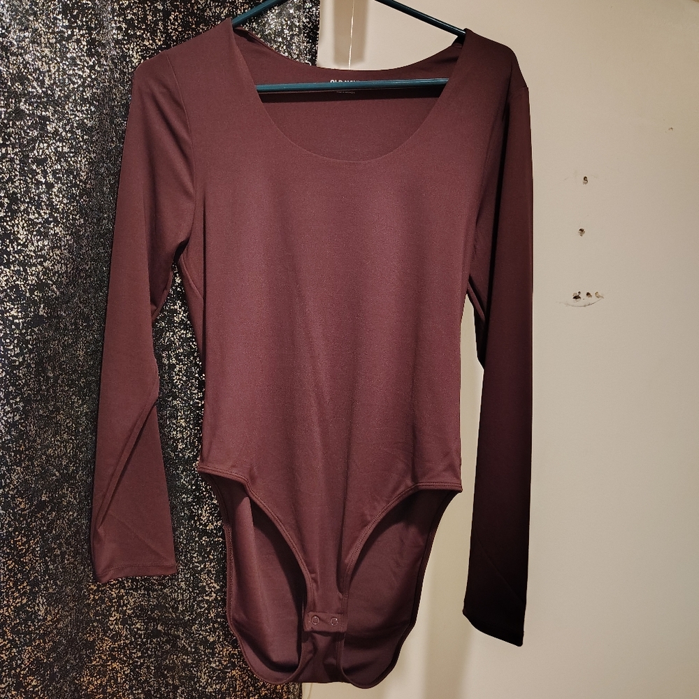 Old Navy Spandex Plum Bodysuit